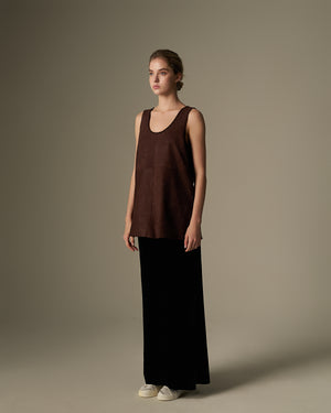 Suede Tank Top