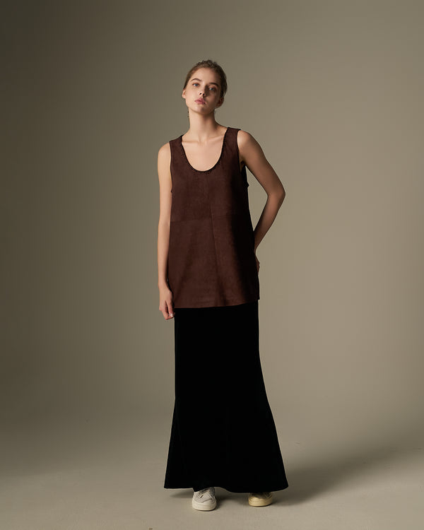 Suede Tank Top
