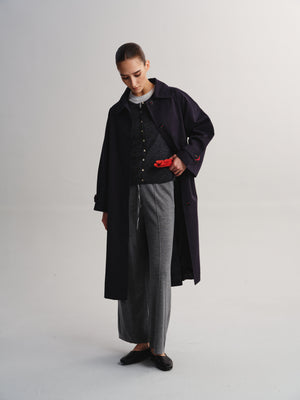 Tencel-Wool Blend Lightweight Cardigan