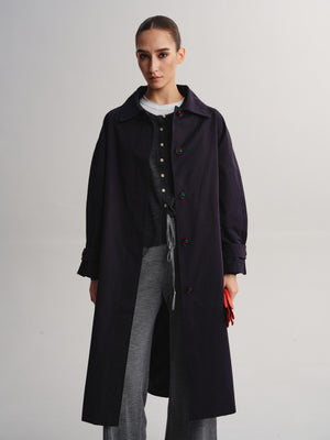 Tencel-Wool Blend Lightweight Cardigan