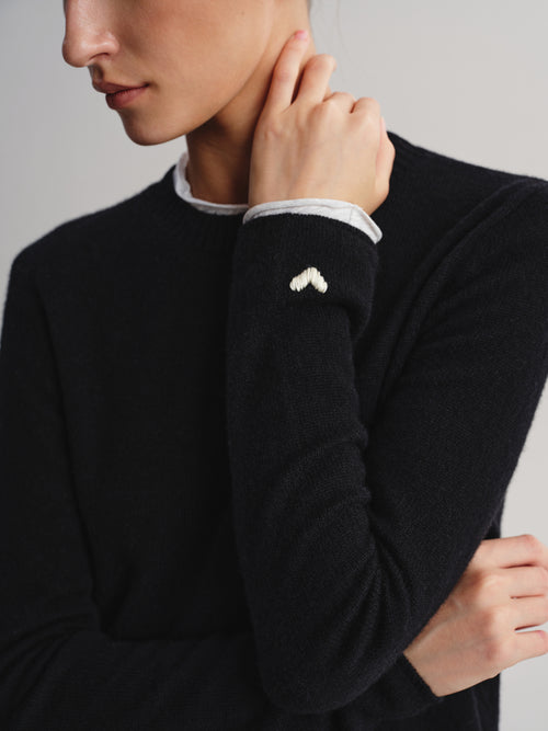 Crew Neck Cashmere Sweater
