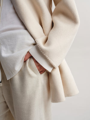 Wool-Cashmere Blend Belted Coat