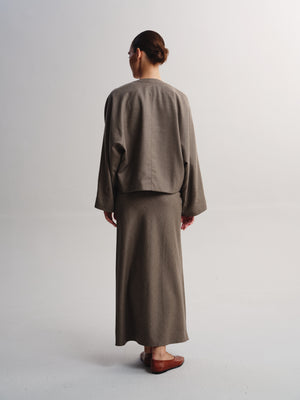 Cropped Wool Jacket