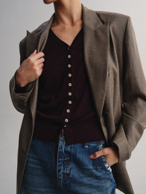 Wool Double-Breasted Blazer