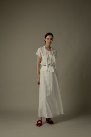 Tie-Collar Blouse
