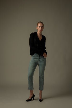 Stitch Detail Blazer Cardigan