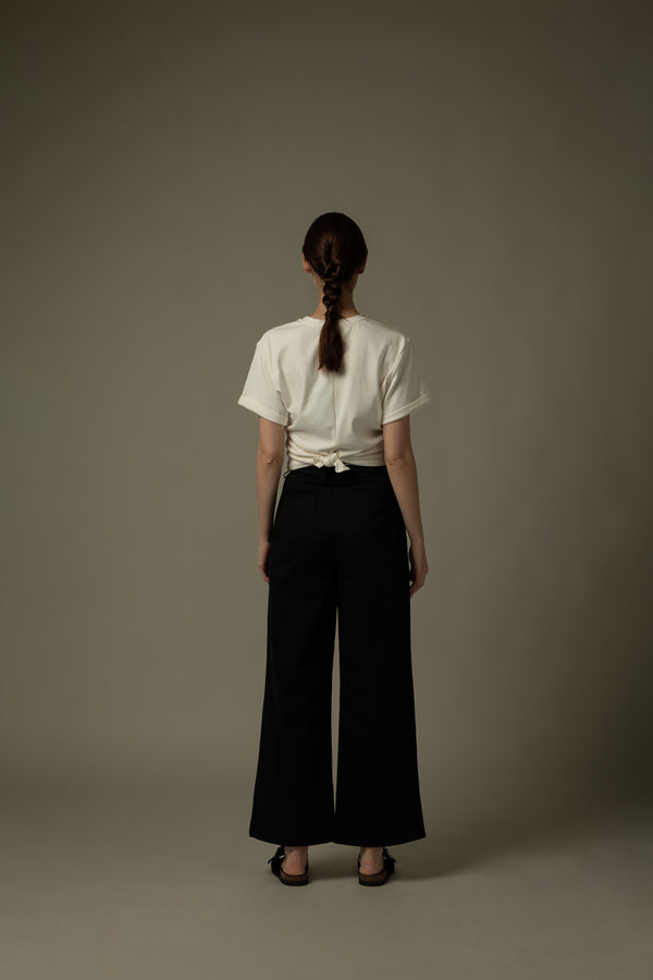 Detailed Neckline Relaxed Fit T-Shirt