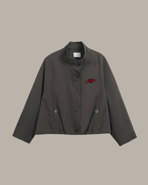 寬版束腰西裝外套