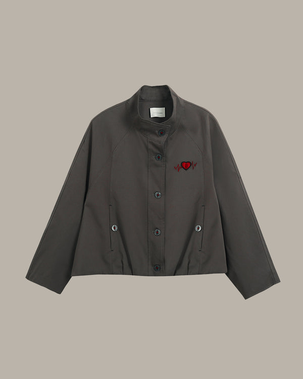 寬版束腰西裝外套