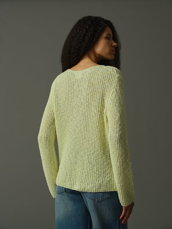 Stitch Accent Knit Sweater