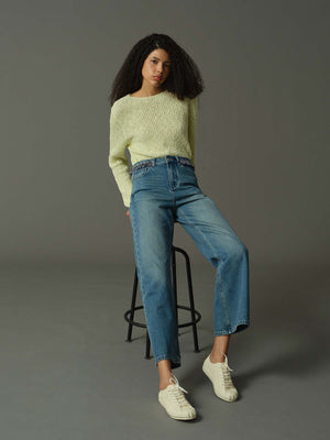 Tassel Fringe Waist Jeans