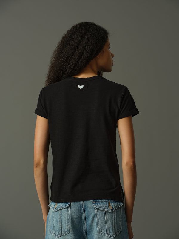 Hand-Stitched Heart T-Shirt
