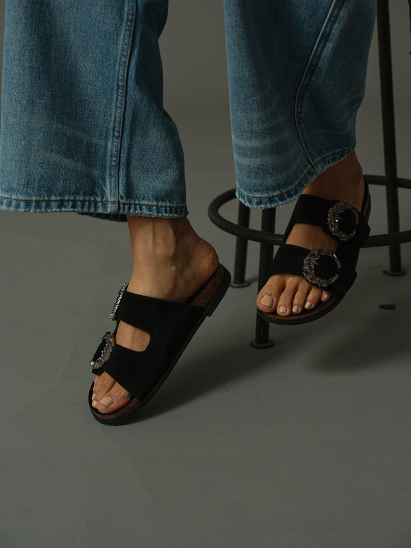 Antonia Rhinestone Sandals