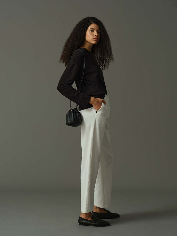 Leather Bucket Bag