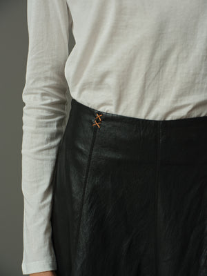Faux Leather Skirt