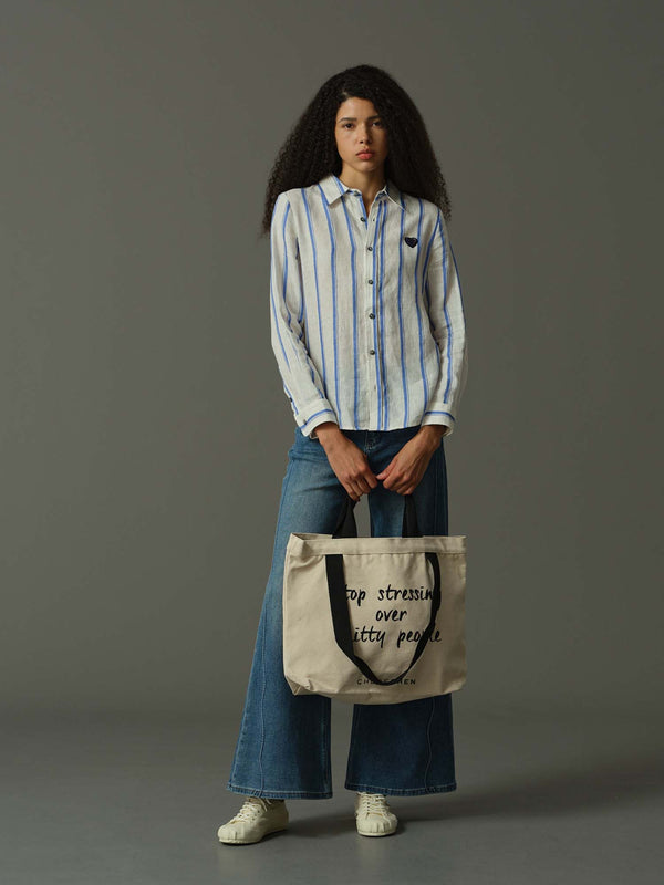 STOP Canvas Tote Bag (New)