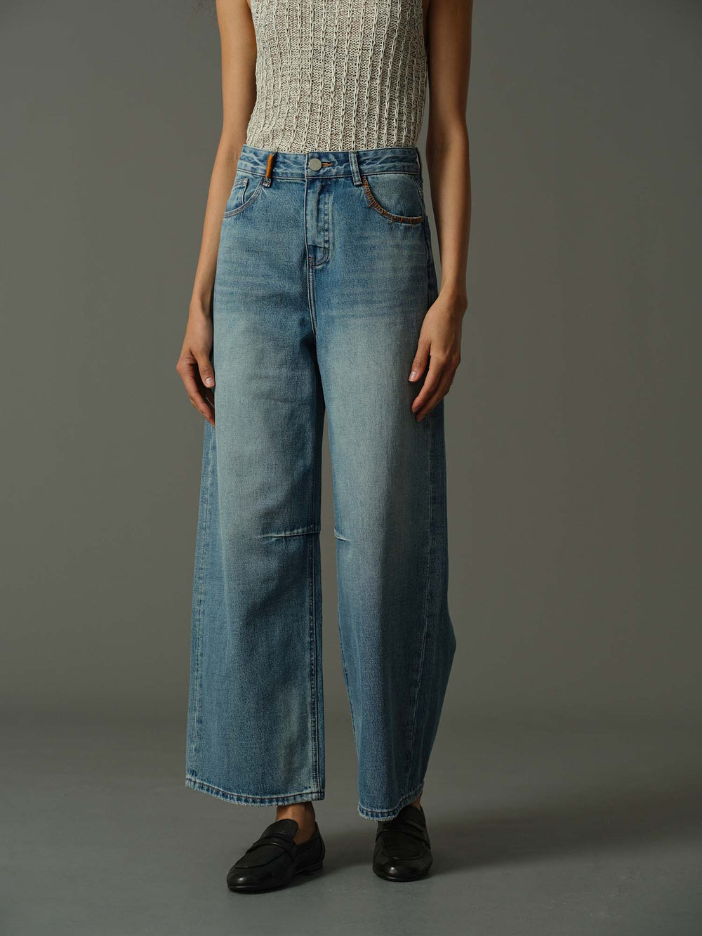 Decorative Stitch Jeans