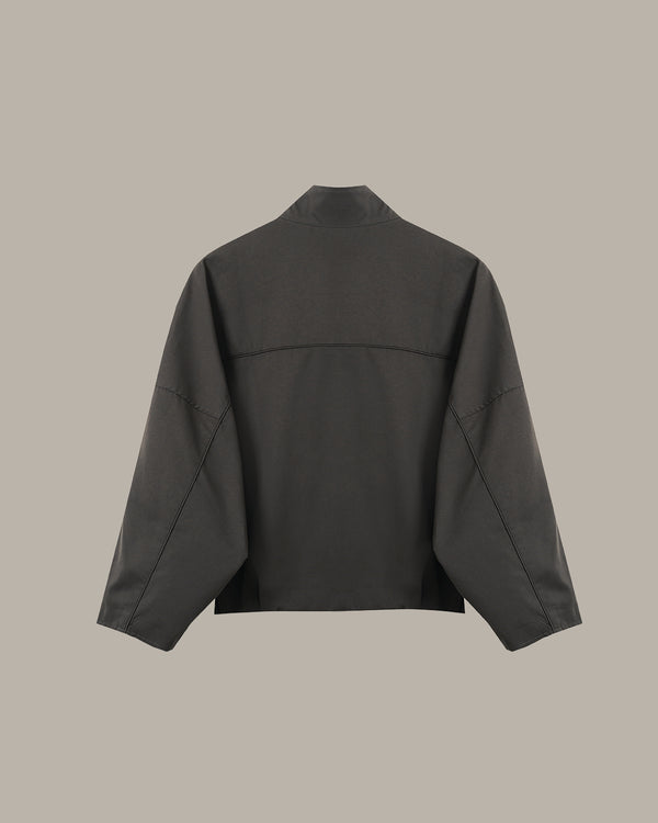 寬版束腰西裝外套