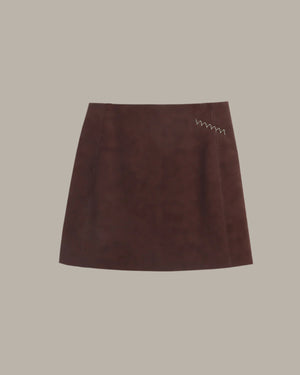 Suede Skirt