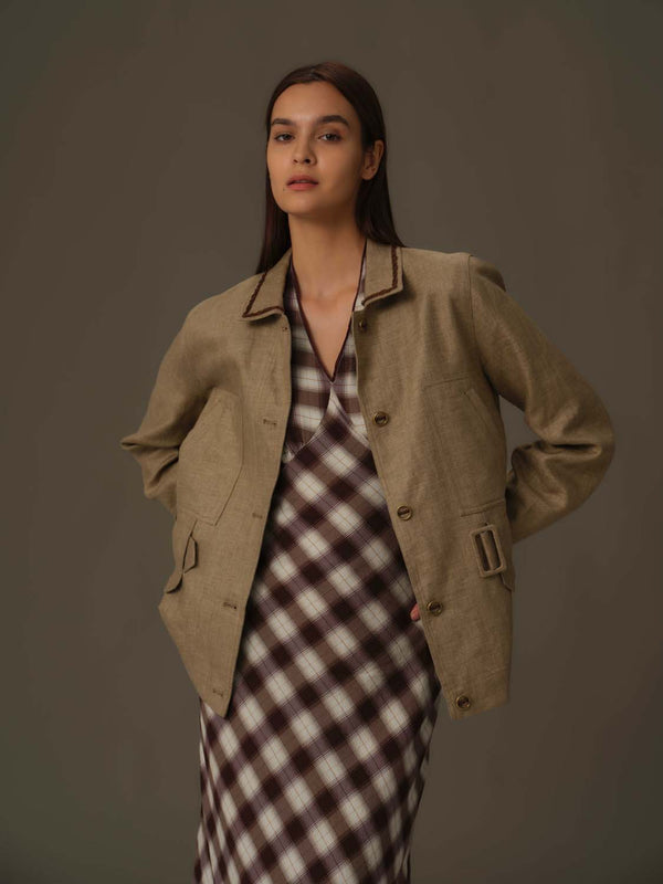 Classic Belted Utility Jacket