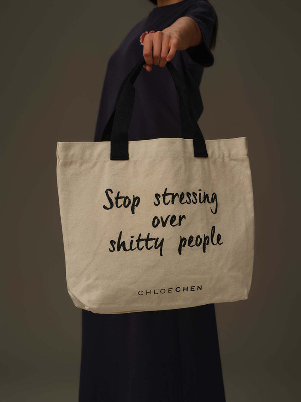 STOP Canvas Tote Bag (New)