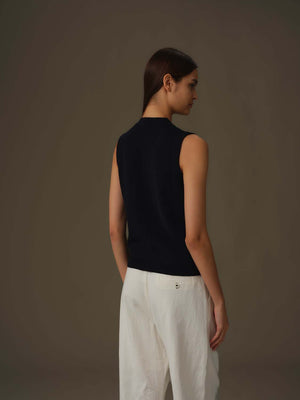 V Neck Knit Vest