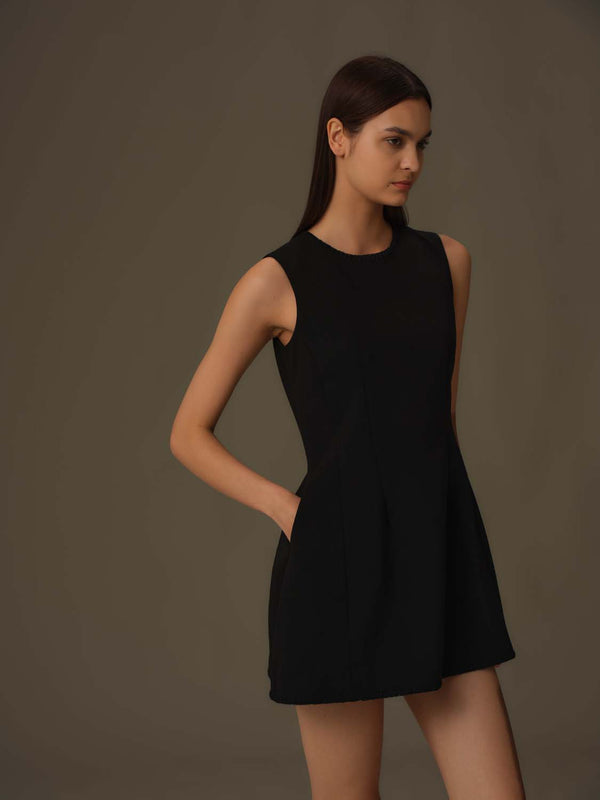 Fit-and-Flare Tank Dress