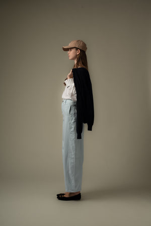 Pleated Detail Cuff Blouse
