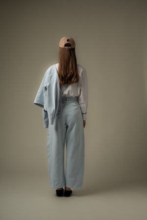 Pleated Detail Cuff Blouse