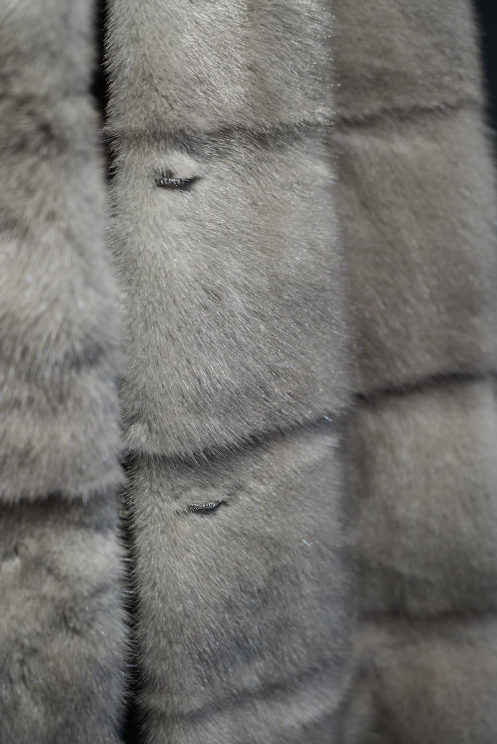 Pieced Mink Fur Coat
