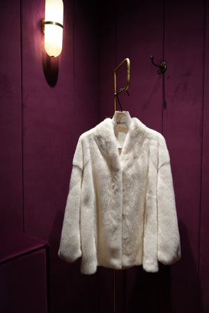 Open-Front Full Mink Fur Coat