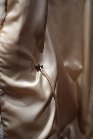 Open-Front Full Mink Fur Coat