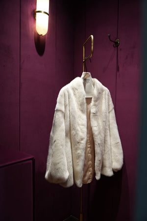 Open-Front Full Mink Fur Coat