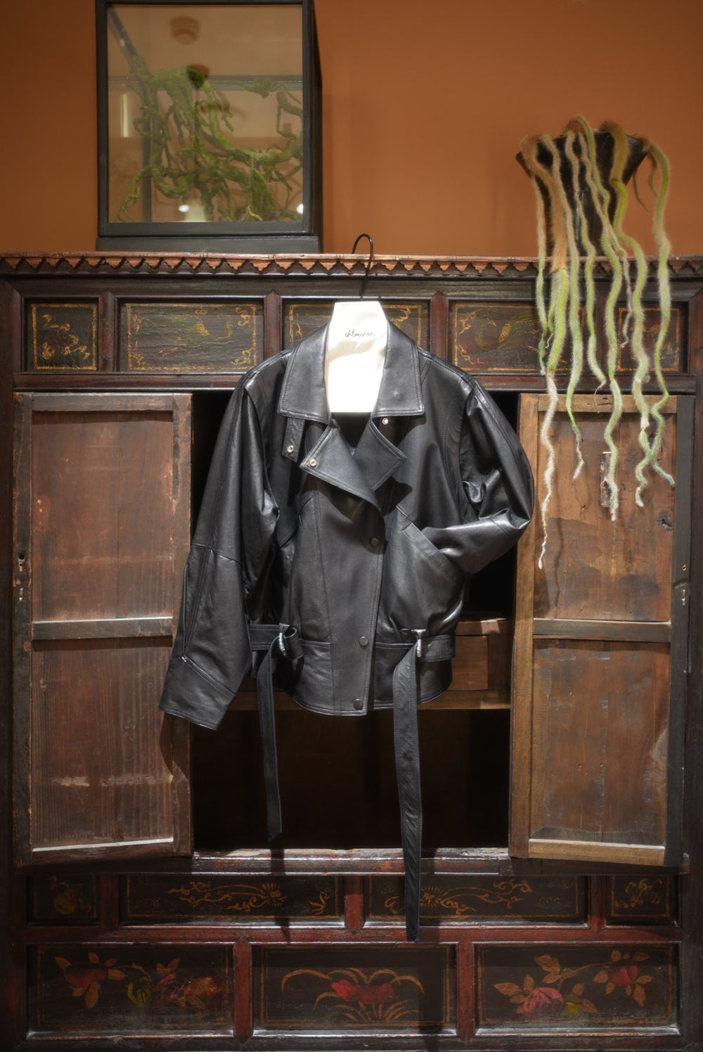 Sheepskin Leather Motorcycle Jacket