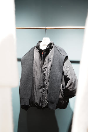 Detachable Knitted Hood Down Jacket