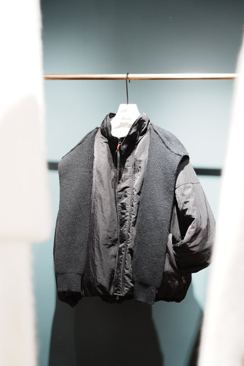 Detachable Knitted Hood Down Jacket