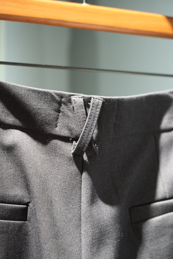 高腰寬腿修身長褲