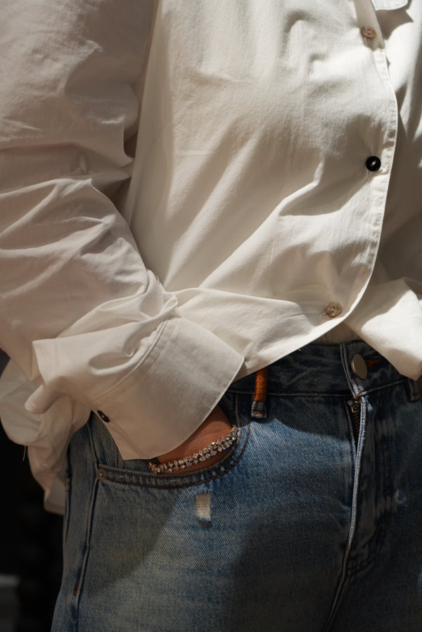 Double Flap Back Pocket Jeans