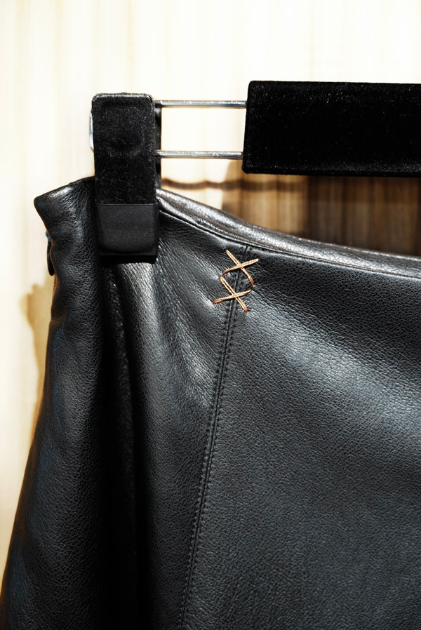 Faux Leather Skirt