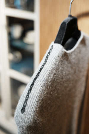 羊絨高領針織上衣