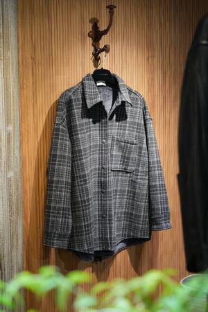 Plaid Flannel Shirt Jacket