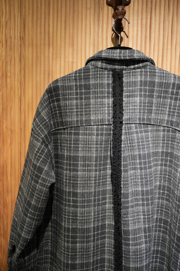 Plaid Flannel Shirt Jacket