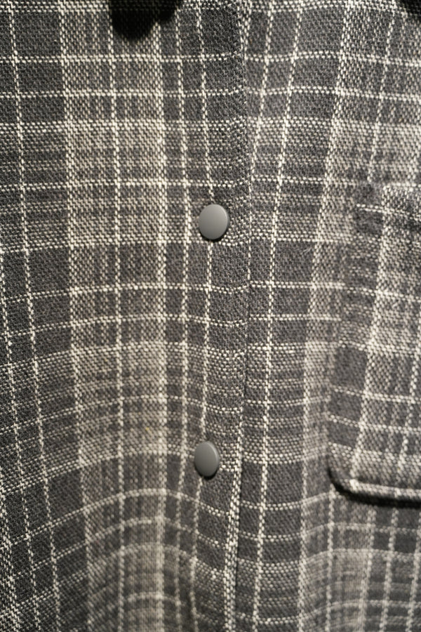 Plaid Flannel Shirt Jacket