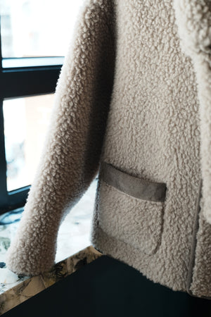 Double-Pocket Scarf Coat