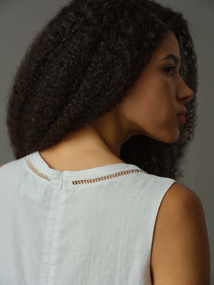 Cutout Neckline Pleated Dress