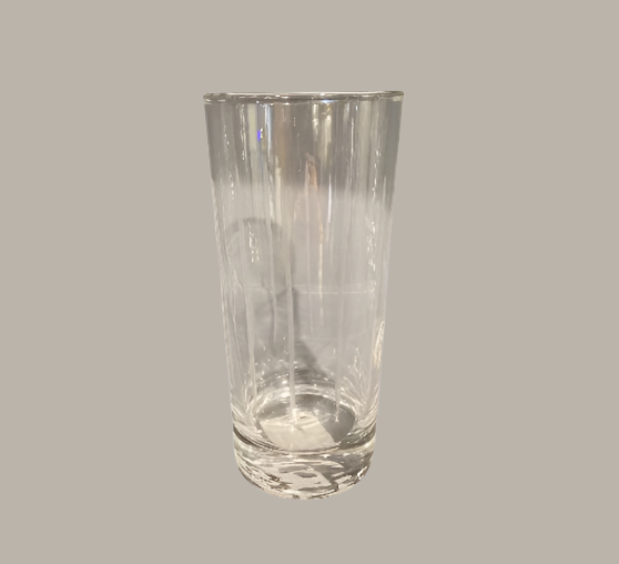 條紋雕花玻璃杯