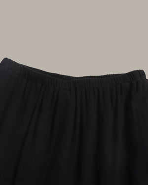 Chain Embroidered Midi Skirt