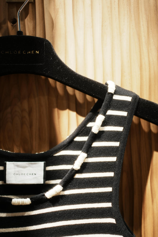 Stripe Sleeveless Top