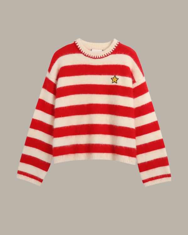 Striped Round Neck Jumper