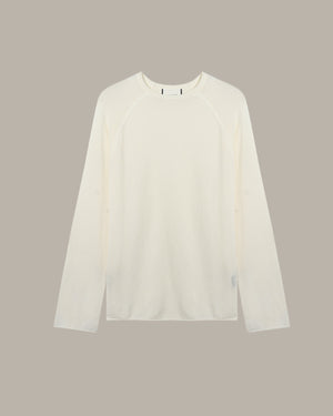 裝飾縫線插肩毛衣